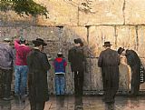 The Wailing Wall Jerusalem by Thomas Kinkade